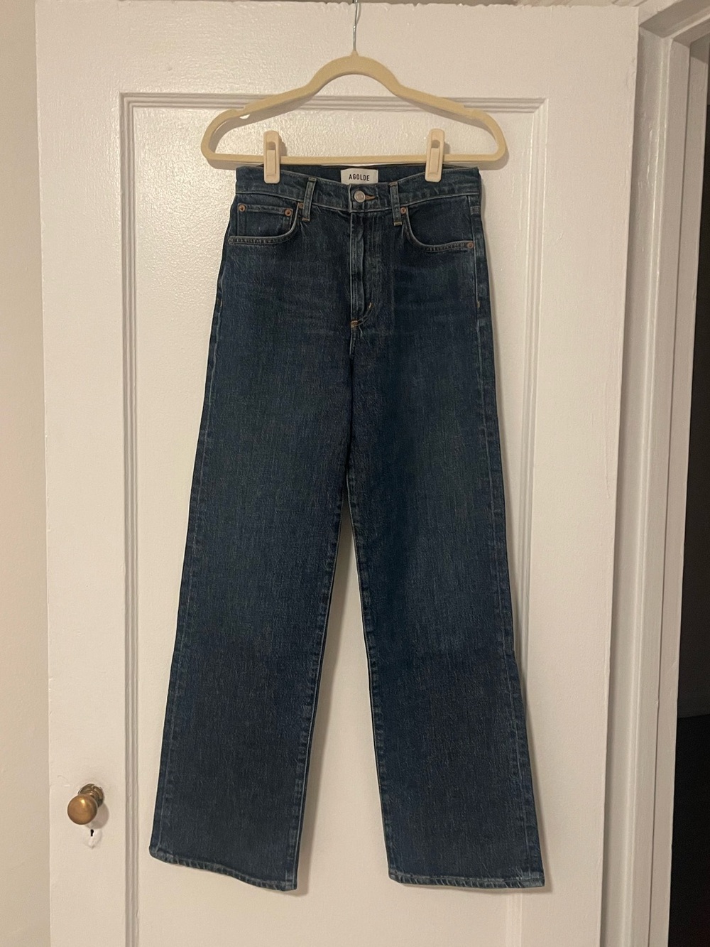 Agolde Dark Wash Harper Jeans